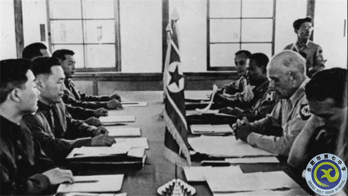 △1953年7月27日，朝鮮停戰(zhàn)協(xié)定簽字儀式在開城板門店舉行.jpg